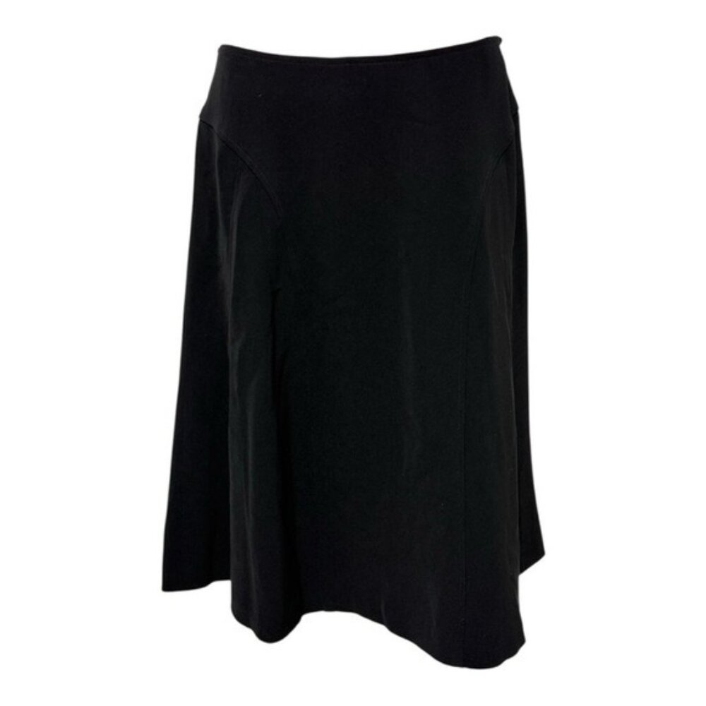 $248 New Ellen Tracy Black Flared Skirt – Size 8 A Line Office Skirt Workwear - Picture 2 of 11
